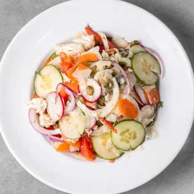 Shaved Vegetable Salad.