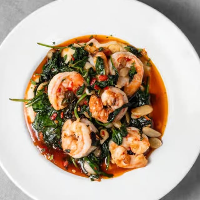 Spicy Garlic Shrimp.