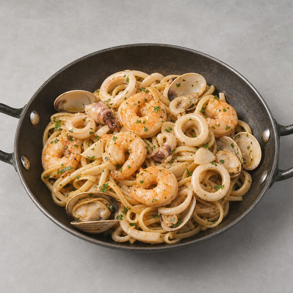 Seafood Linguini.