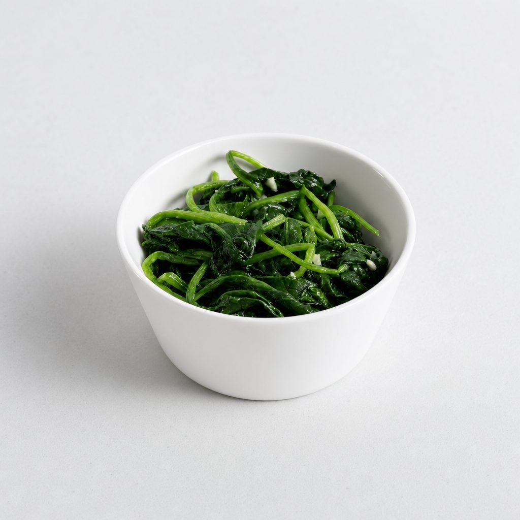 Sautéed Spinach.