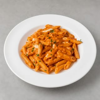 Penne, Tomato & Basil with Fresh Mozzarella