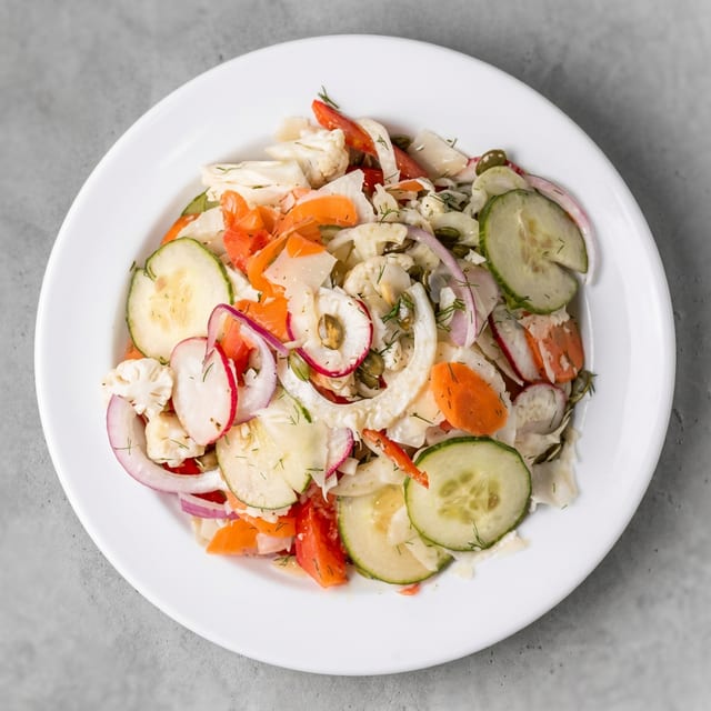 Shaved Vegetable Salad.