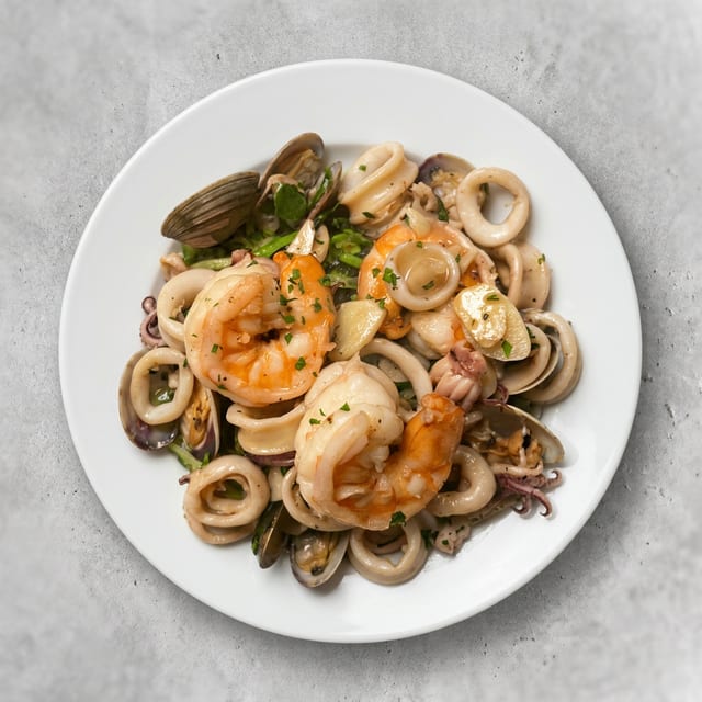 Seafood Linguini.