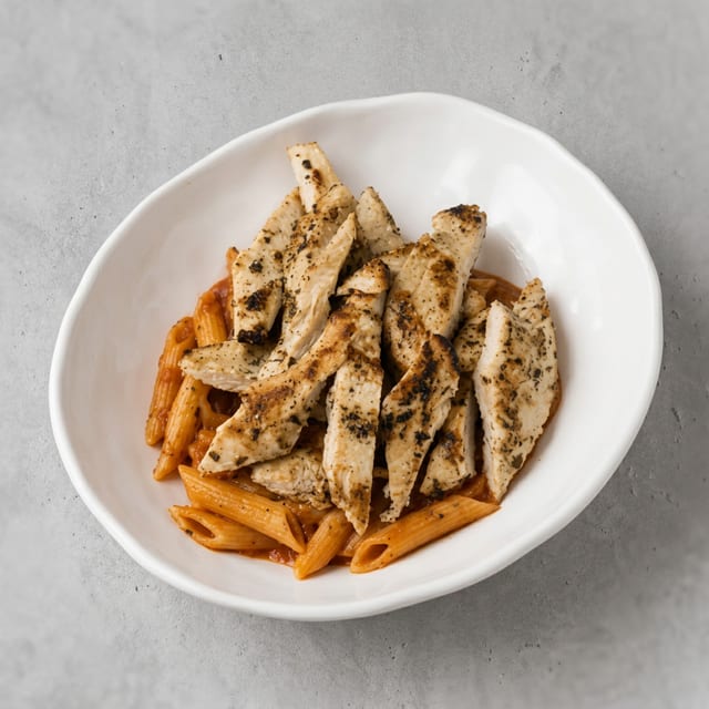 Craig's Grilled Chicken Arrabbiata with Whole Wheat Penne.